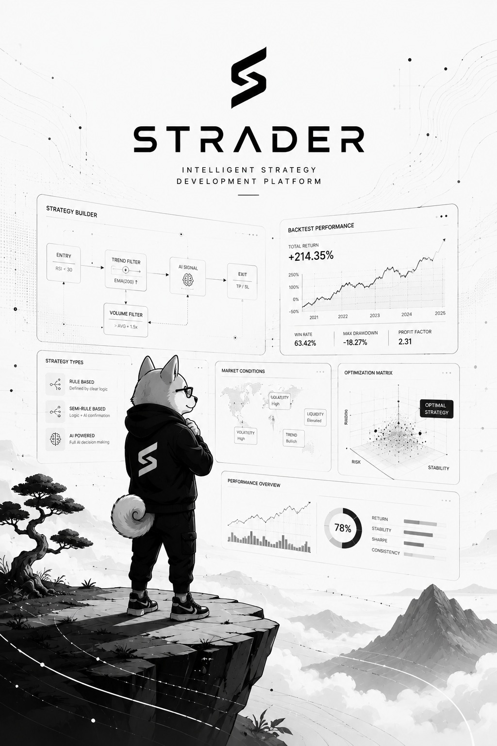 Strader — strategy development platform