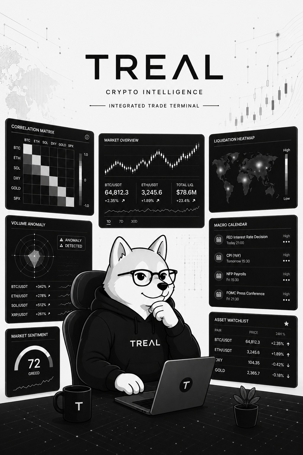 Treal — crypto intelligence platform